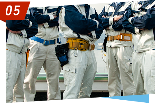 多数の職人が在籍